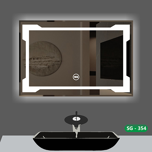 SG 354 LED आयताकार दर्पण