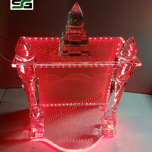 Multi Light With Remote Sg 553 Led Glass Temple