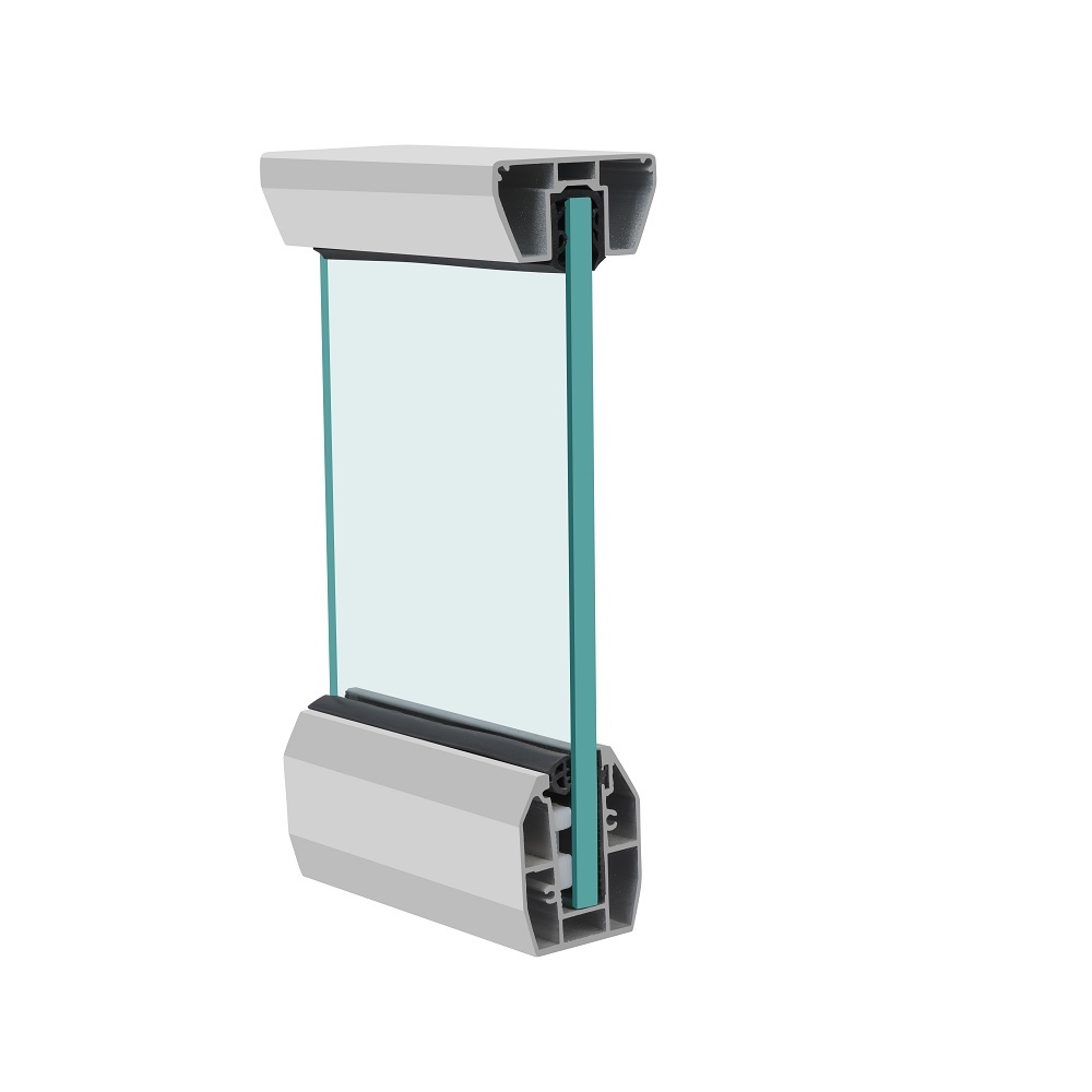 Aluminum Extrusion Profile - Color: Silver