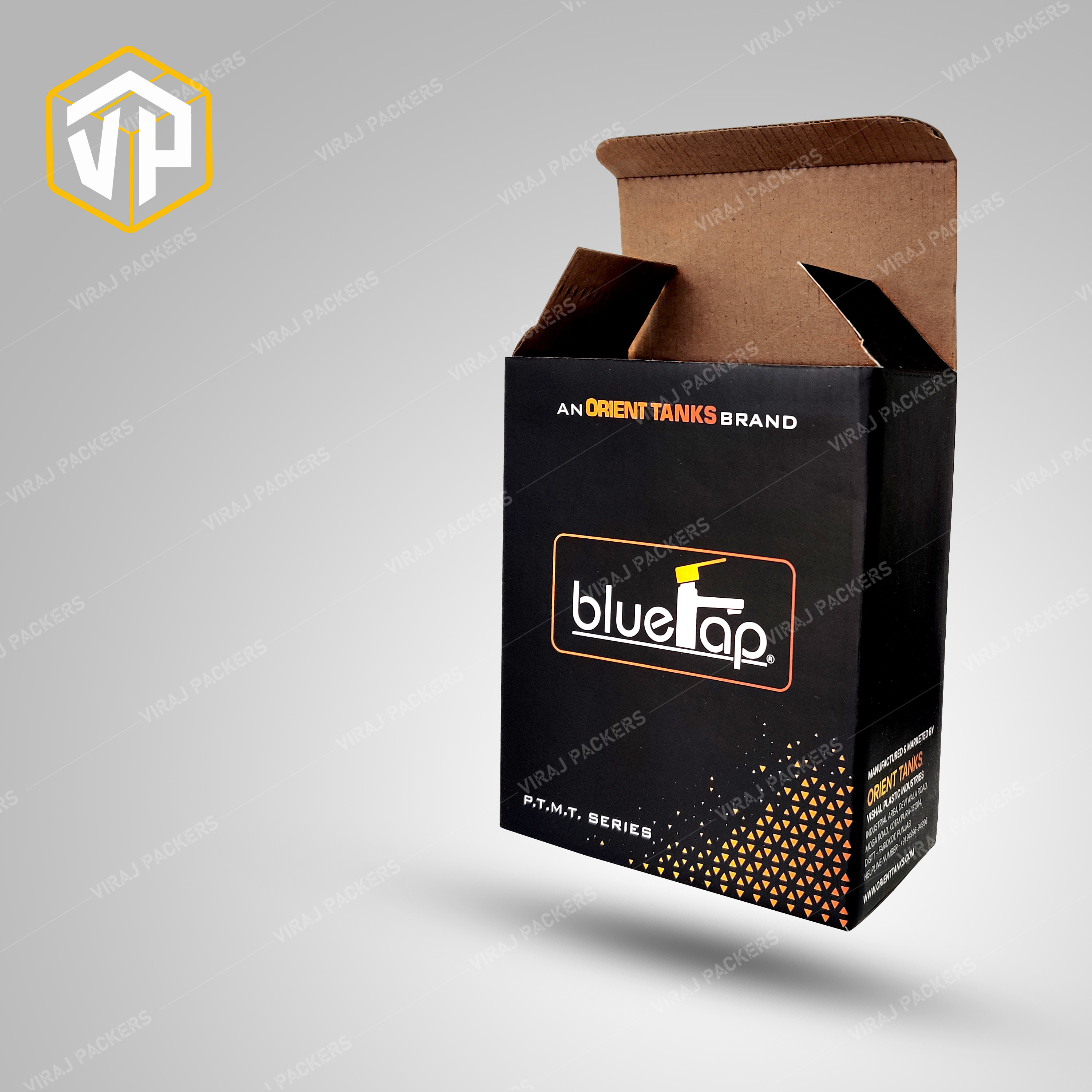 Auto Parts Packaging Boxes In 3 Ply Corrugated - Customized Sizes With Glossy Lamination, Uv Offset Printing, Rectangular Shape