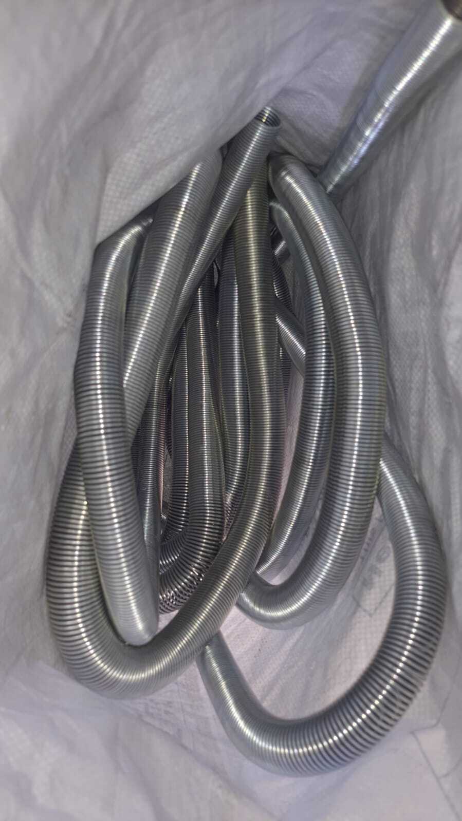 Cable Protected Spring - Stainless Steel, 0.25mm To 50mm Diameter, Natural Finish | Extension Load, Corrosion Resistant, Custom Lengths 1-100 Feet