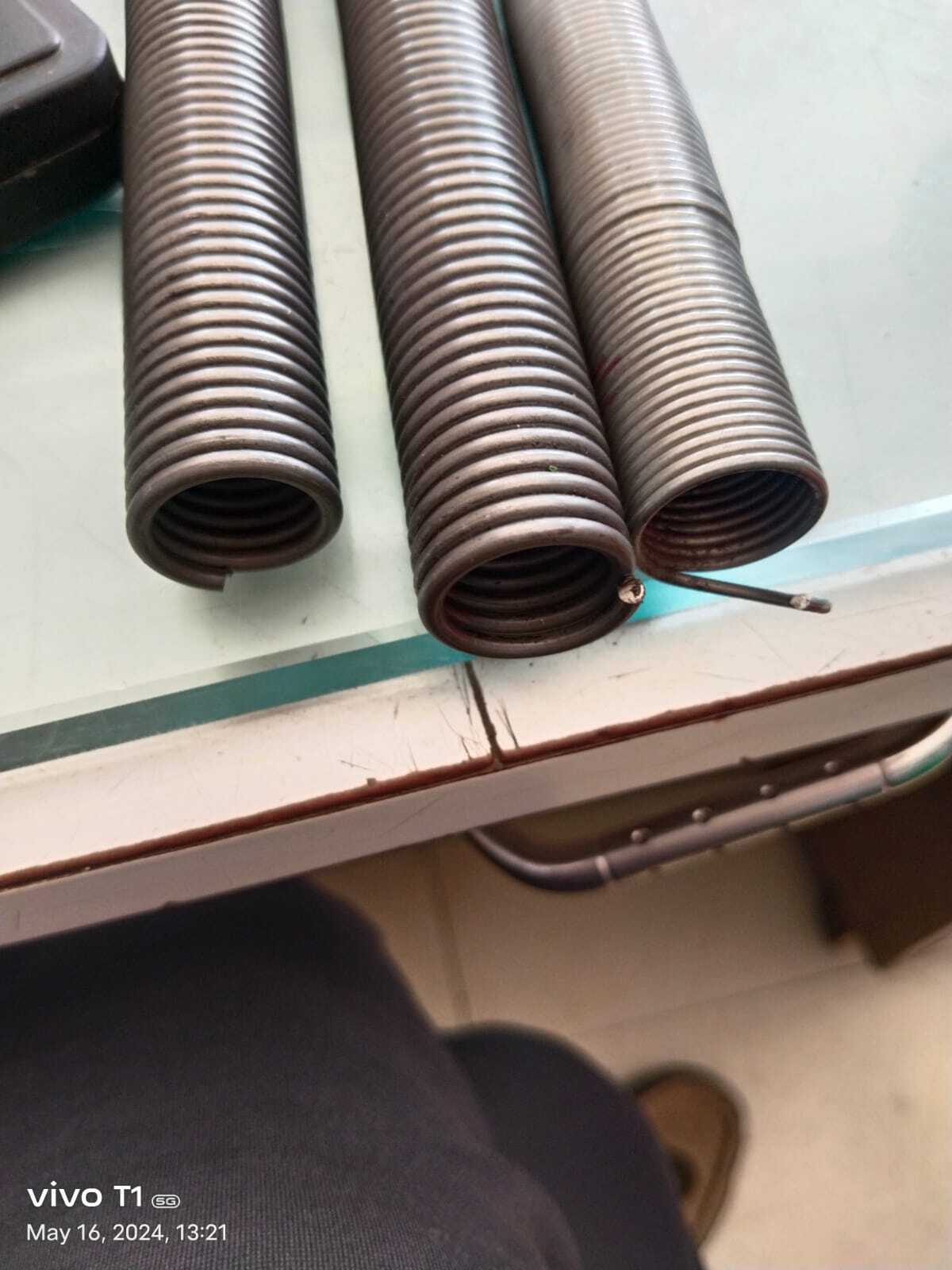 Cable Protected Spring - Stainless Steel, 0.25mm To 50mm Diameter, Natural Finish | Extension Load, Corrosion Resistant, Custom Lengths 1-100 Feet