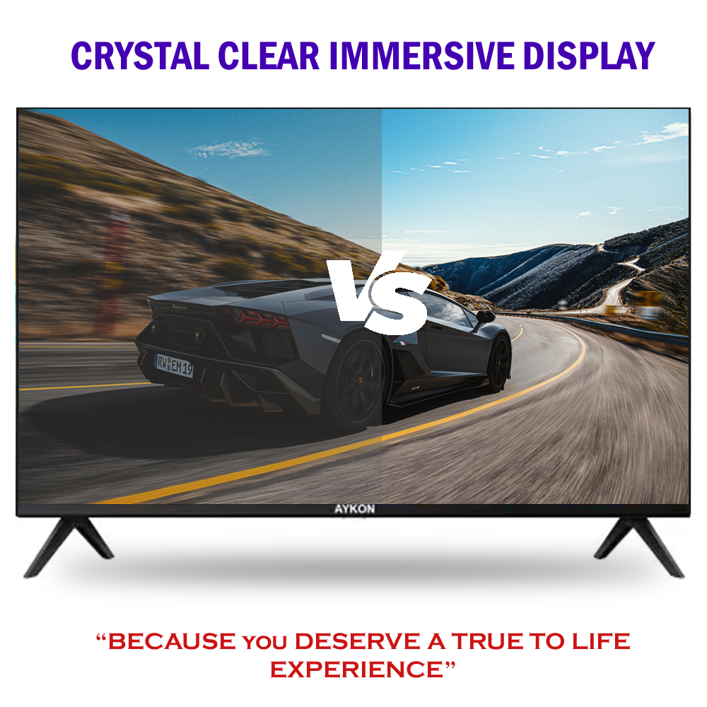 75 Inch Led Tv - Color: Black