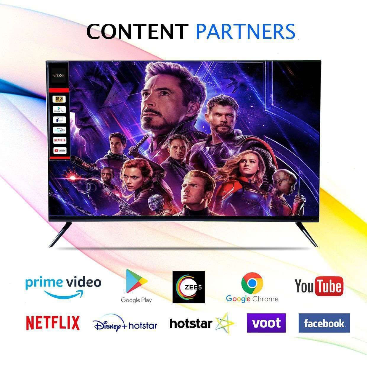32 Inch Cloud Led Tv 1gb - Color: Black