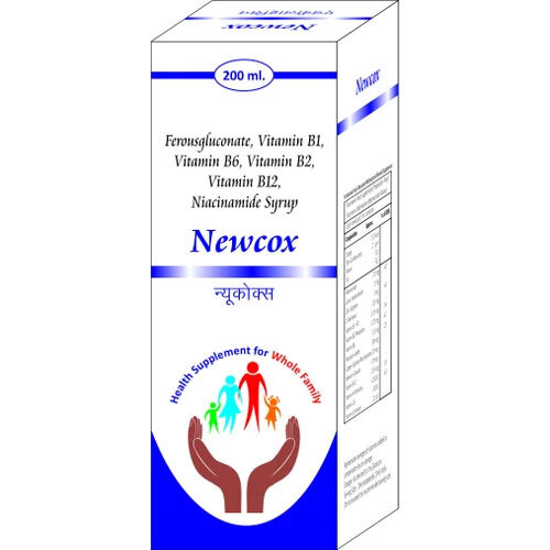 फेरसग्लूकोनेट, विटामिन B1, विटामिन B6, विटामिन B2, विटामिन B12, निकोटीनमाइड सिरप