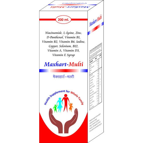 नियासिनामाइड, एल-लाइसिन, जस्त, डी-पैंटोथेनॉल, विटामिन बी1, विटामिन ई सिरप