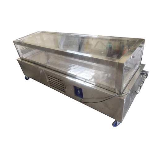 Dead Body Freezer - High-Quality PVC, Efficient Cooling System , Automatic Defrost Operation, Sleek Silver Finish, Warranty Included
