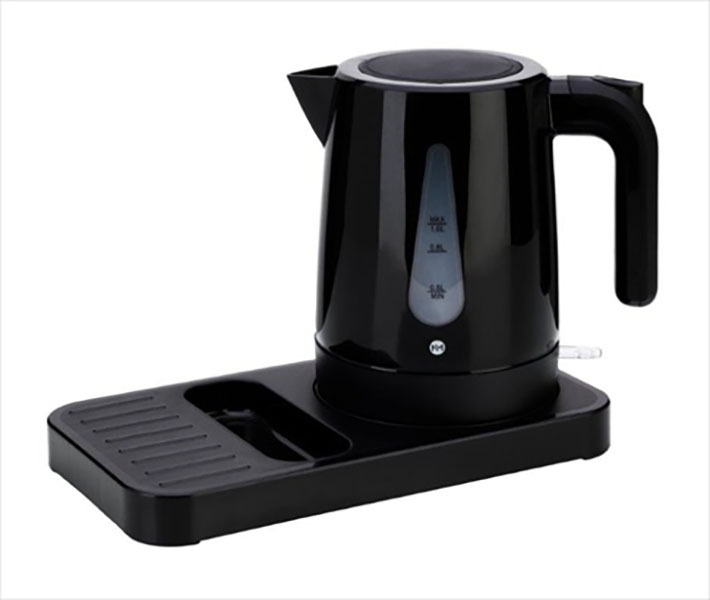 Ss And Abs Plastic Double Layer Electric Kettle 1.2l - Stainless Steel, Creamy-white | 1350w Power, Automatic Shut-off, Boil-dry Protection, 360â° Rotational Base