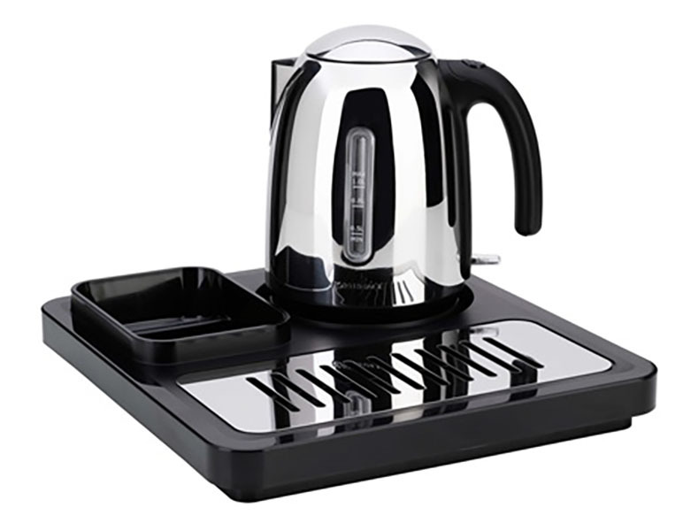 Ss And Abs Plastic Double Layer Electric Kettle 1.2l - Stainless Steel, Creamy-white | 1350w Power, Automatic Shut-off, Boil-dry Protection, 360â° Rotational Base