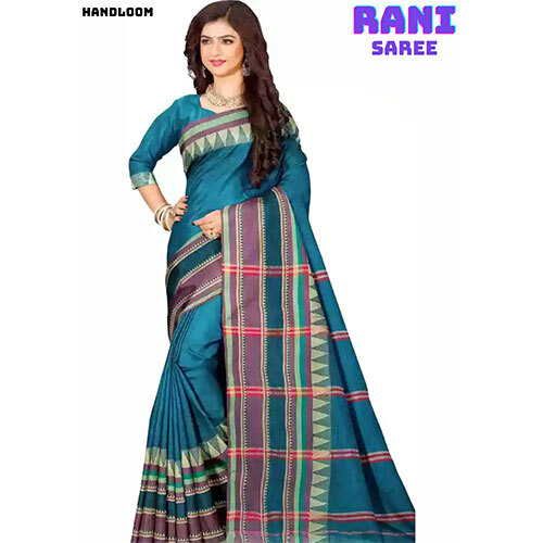 Multicolor Handloom Saree By Alaans Textiles