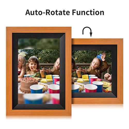 Multi Colour 10.1 Inch Wifi Wooden Digital Photo Frame