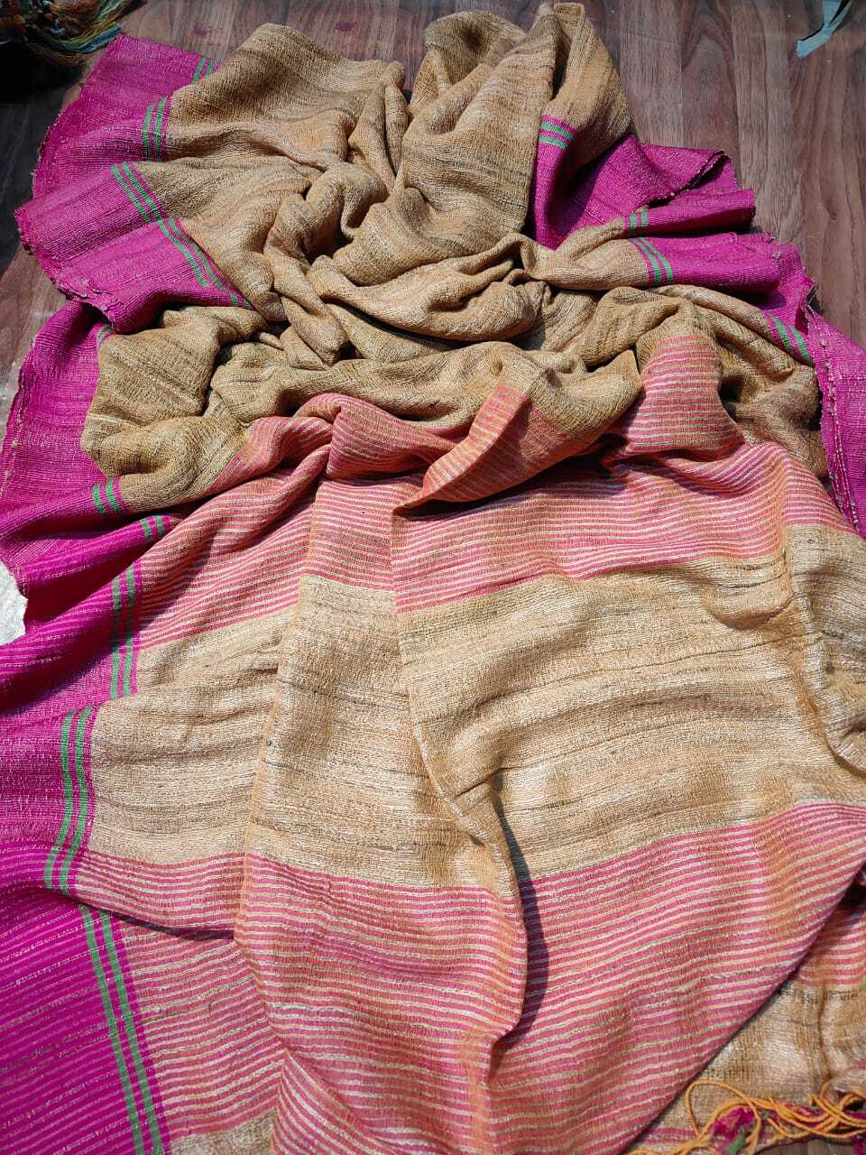 Tissue Ghicha Saree