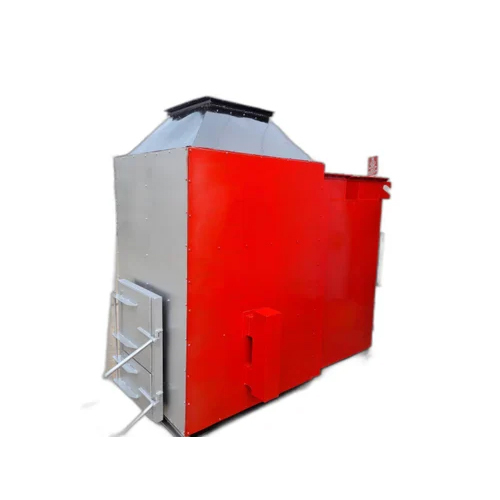 Red & Silver Manual Wood Fired Hot Air Generators
