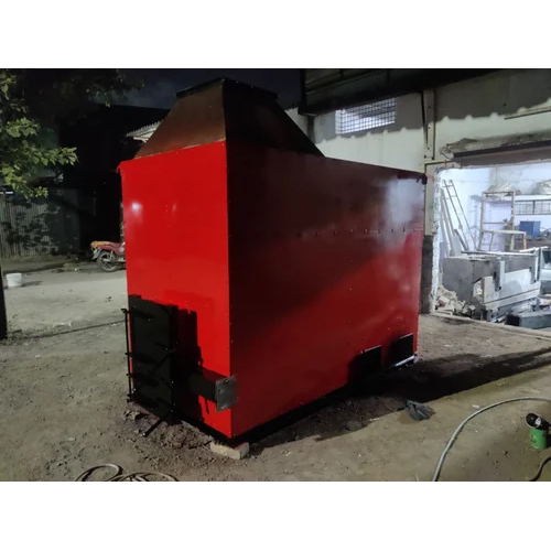 Automatic Solid Fuel Fired Hot Air Generator - 440 Volt, 50 Hertz | Red Color, Direct Injection Engine, Electric Start, Warranty Included