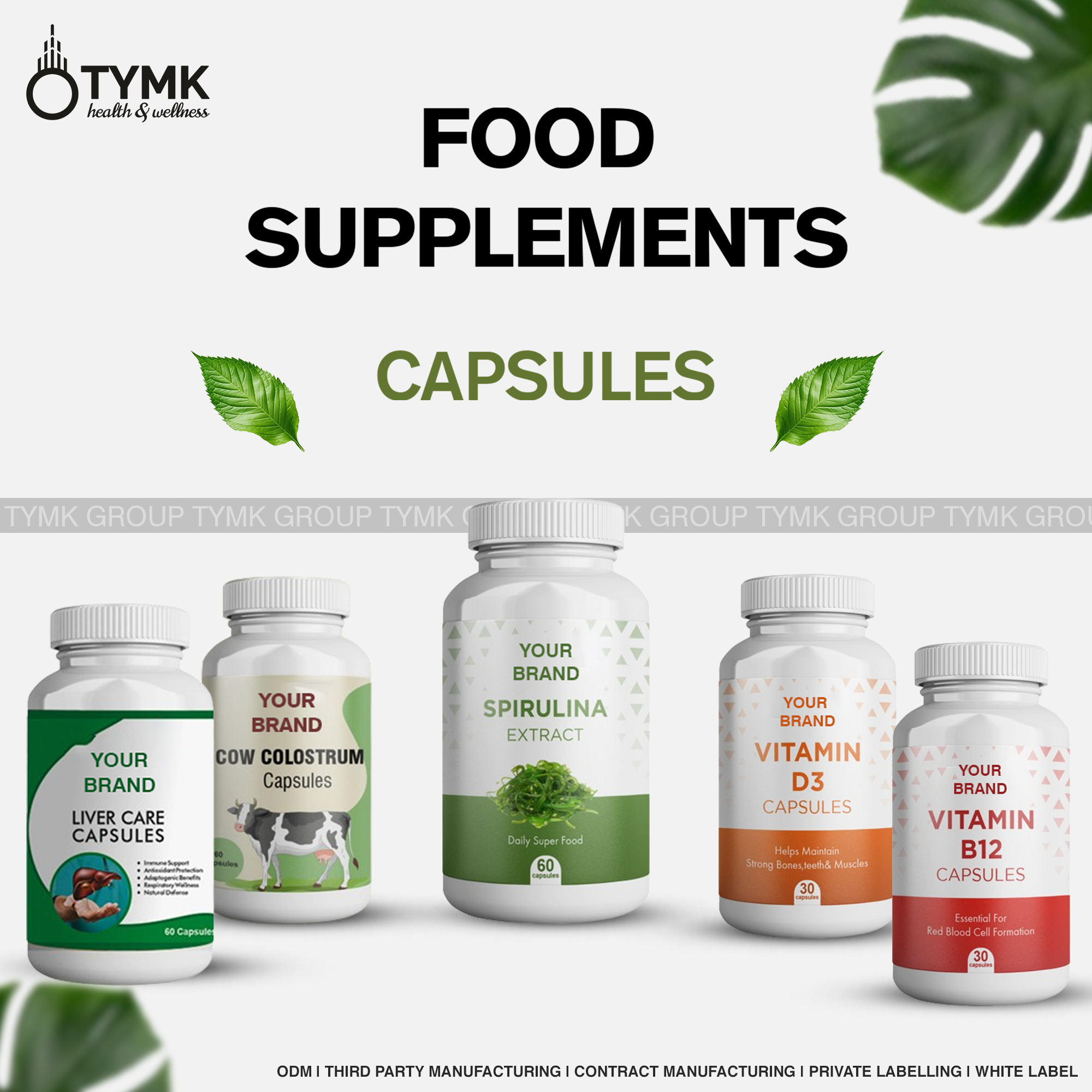 Spirulina Capsules By Tymk Health & Wellness Private Limited