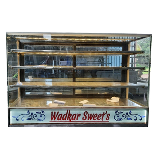 Transparent Air Cooling Cake Display Counter