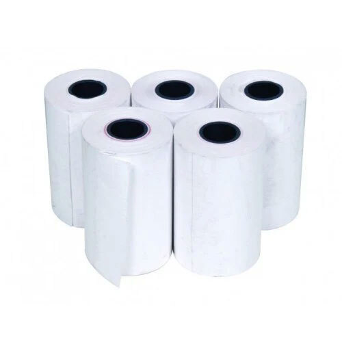 White Thermal Paper Rolls - Material: Wood Pulp