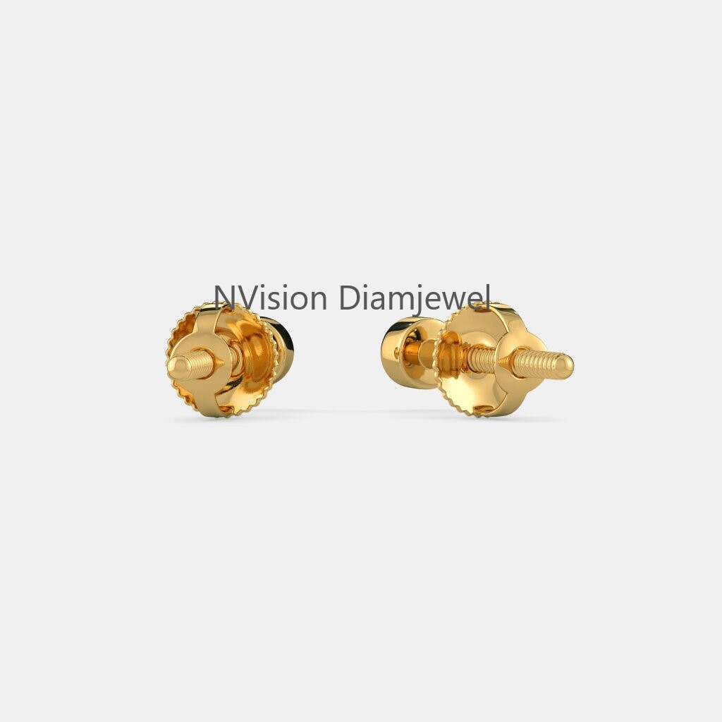 Kids Diamond Studs Earring - Diamond Carat Weight: 0.10 Carat