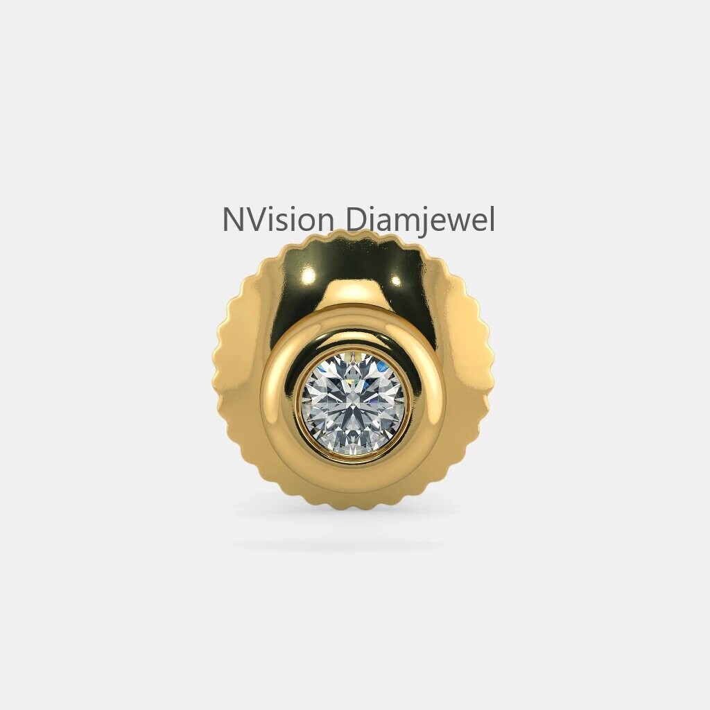 Kids Diamond Studs Earring - Diamond Carat Weight: 0.10 Carat
