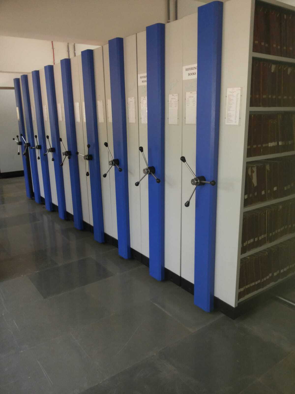 File Compactor Storage Systems - Steel Material, Standard Size, White Color | User-friendly, Mobile & Cost Effective For Industrial And Commercial Use