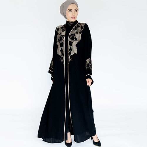 As Per Requirement Ladies Black Abaya