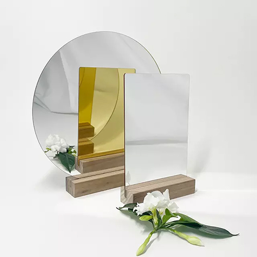 Silver & Golden Double Side Mirror