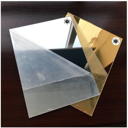 Self Adhesive Mirror - Color: Silver & Golden
