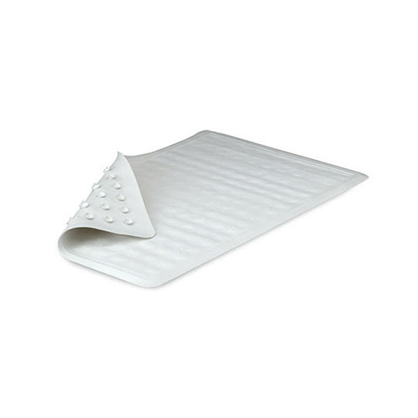 White Rubber Bath Mat