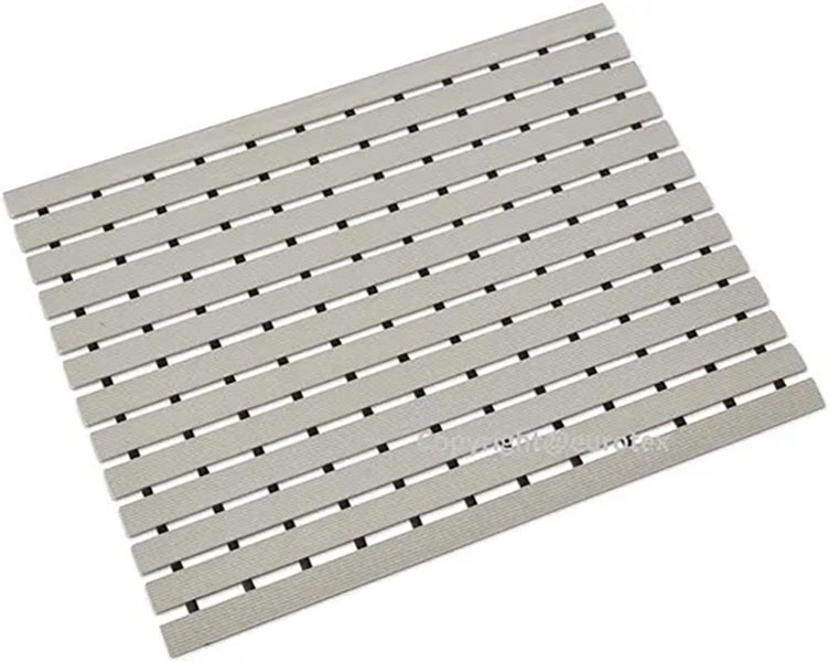 Non-slip Mat - Pvc 24x17.71 Inches Solid Color | Anti-slip Surface Suction Cups Waterproof Quick-drying Easy To Clean