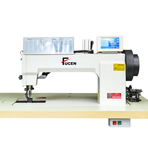 Electric Fc-8820-200 Computerized Double Needle Flat Bed Pattern Sewing Machine With Inbuilt 200 Design.