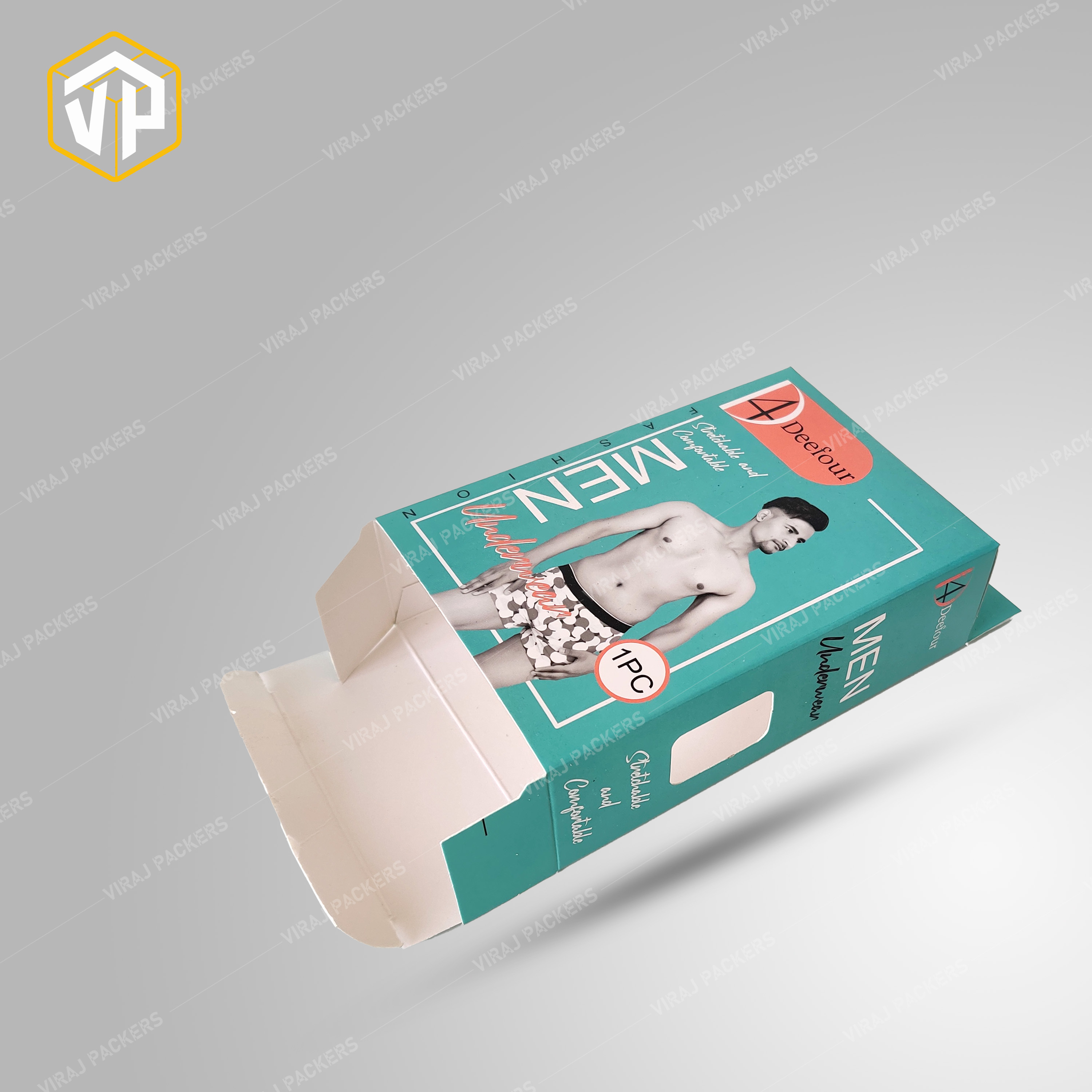 Customized Garments Packaging Box - Fully Bleached Kraft Liner, 15x10x2 Inches | Elegant Design, Eco-friendly Material, Uv Offset Printing, Magnetic Closure Options