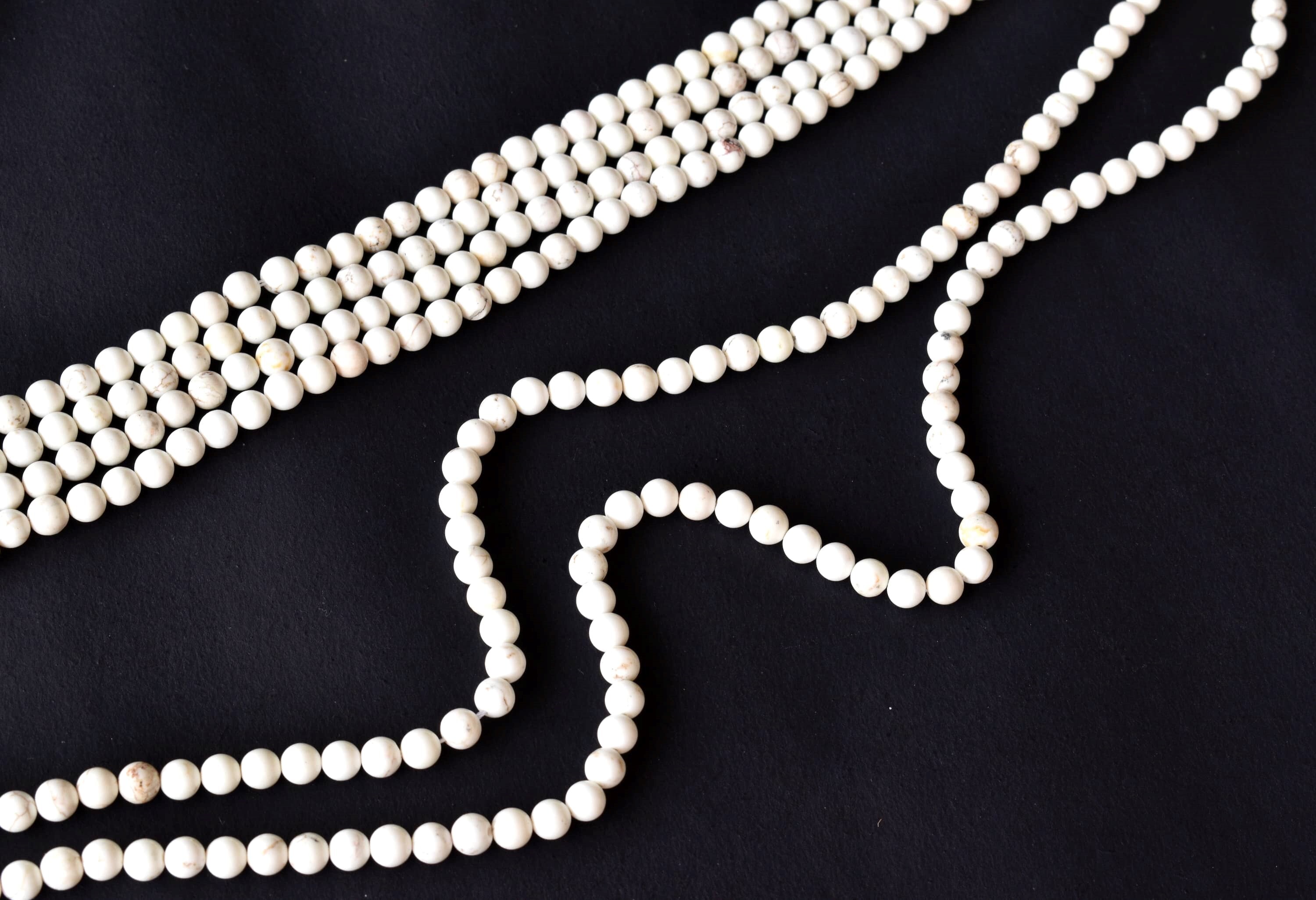 8mm Copper Howlite Beads, Gemstone Beads For Necklace, Crystal Beads Jewelry - 100% Natural, Polished Round Beads, 14.5 Inch Strand, Unique Deep Hue