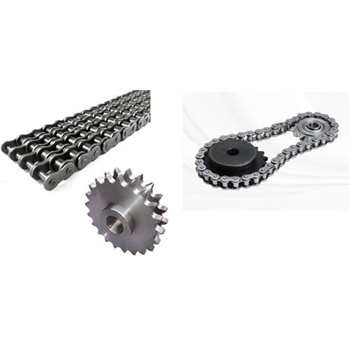 Carbon Steel Rust Proof Roller Chains And Sprockets - Color: Silver