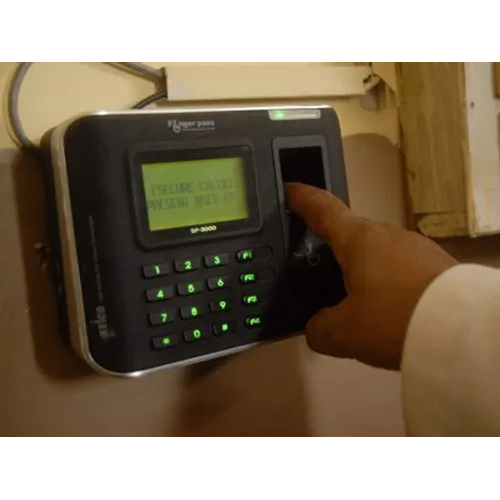 Biometric Attendance System - High Screen Resolution, Black-Grey Color Scheme, Finger Scanner Technology | Advanced Commercial Solution with Power Adapter and Warranty