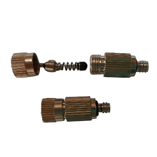 Mist Small SS Orifice Brass Nozzle - Brass Material, Size 0.2/0.3mm, Golden Color, Portable Installation | Industrial Usage for Efficient Mist Dispersion