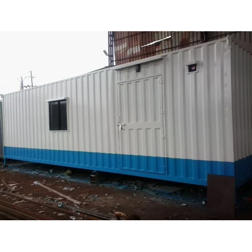 Steelstruture Portable Container - Color: White And Blue