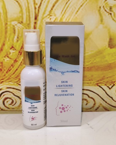 त्वचा को हल्का करने वाला जेल फेस वाश