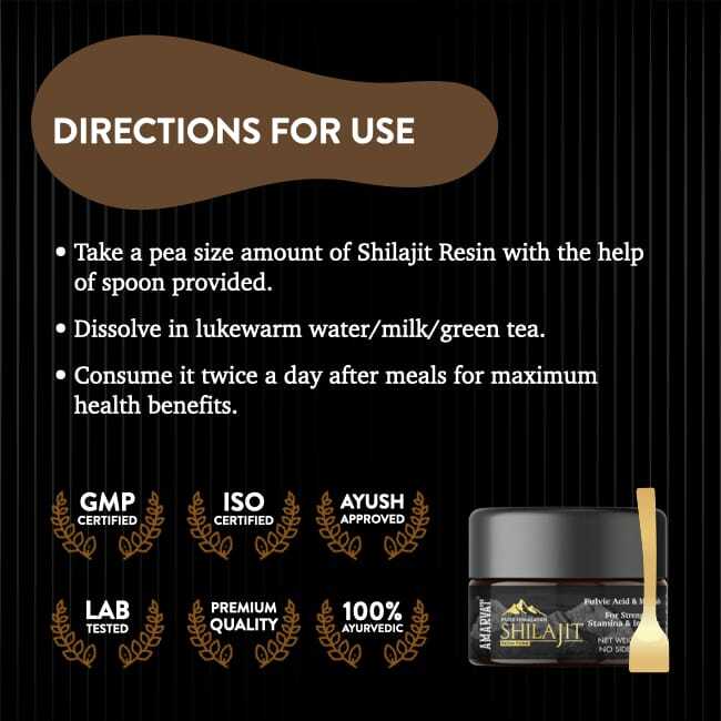 Amarvat Pure Himalayan Shilajit Resin