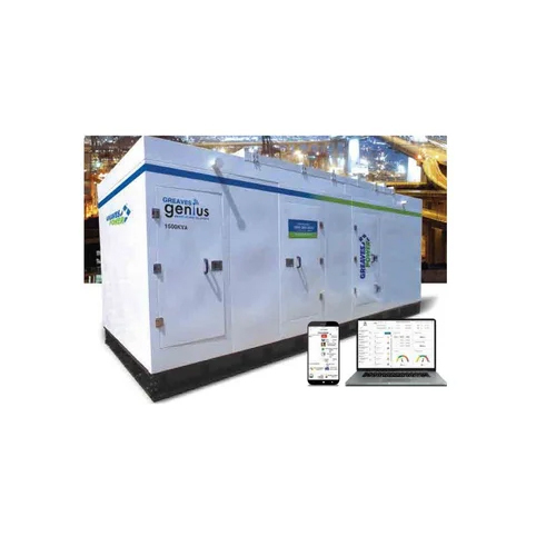 Innova Diesel Greaves Power Generator - 2000 KVA Rated Power | Electric Start, Air-Cooled Engine, Three-Phase, Efficient Air Cooling System
