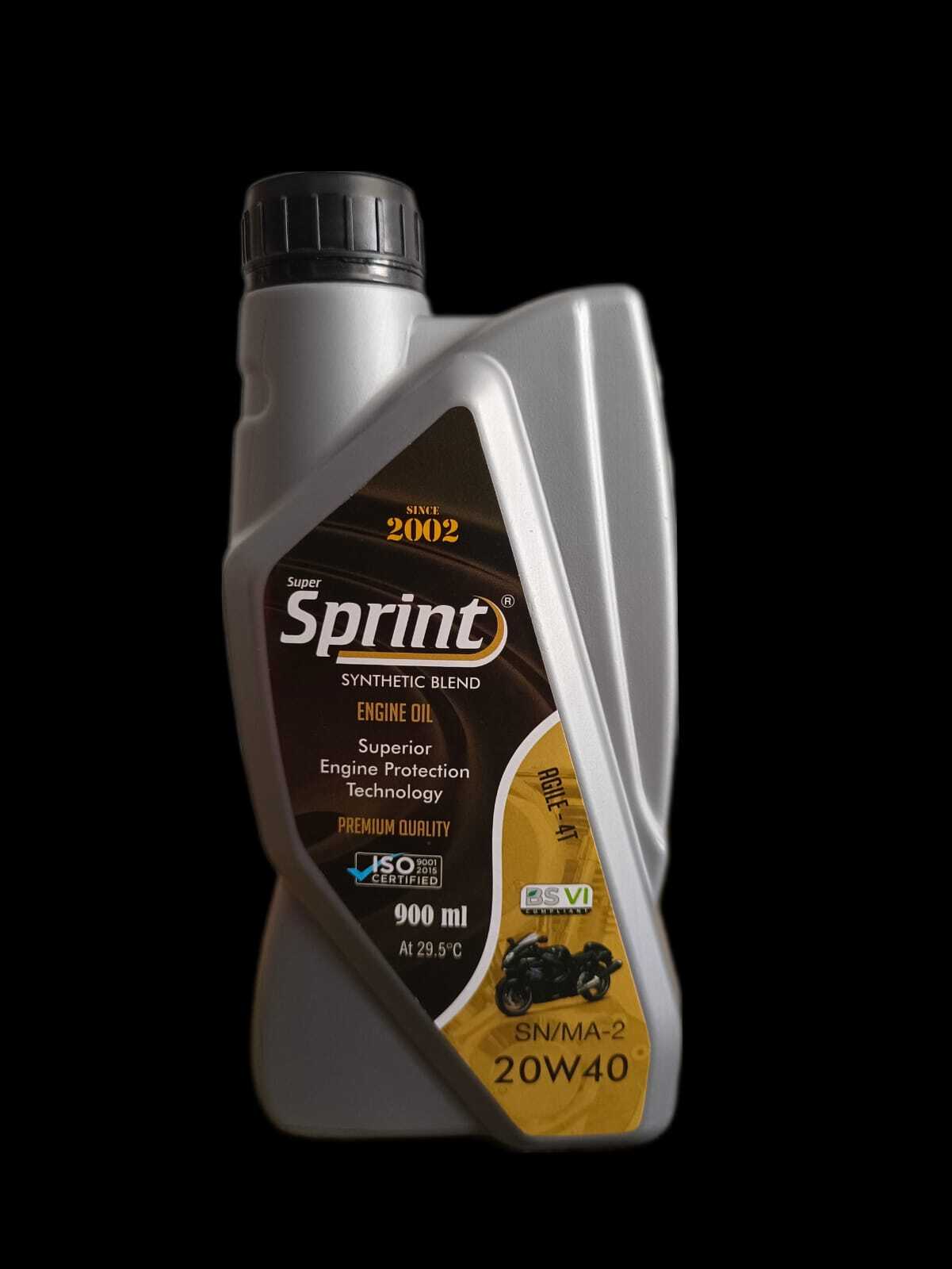 4t Engine Oil 20w40 Sn Synthetic Blend - Api Sn, 20w40 Viscosity | For Motorcycles & Scooters, Synthetic Blend, Recommended For Bs 6 Vehicles, Color Options: Golden, Red, White