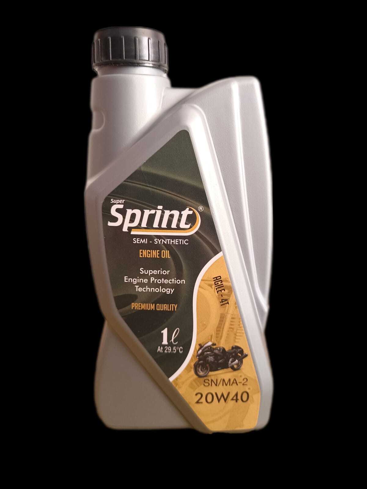 4t Engine Oil 20w40 Sn Synthetic Blend - Api Sn, 20w40 Viscosity | For Motorcycles & Scooters, Synthetic Blend, Recommended For Bs 6 Vehicles, Color Options: Golden, Red, White