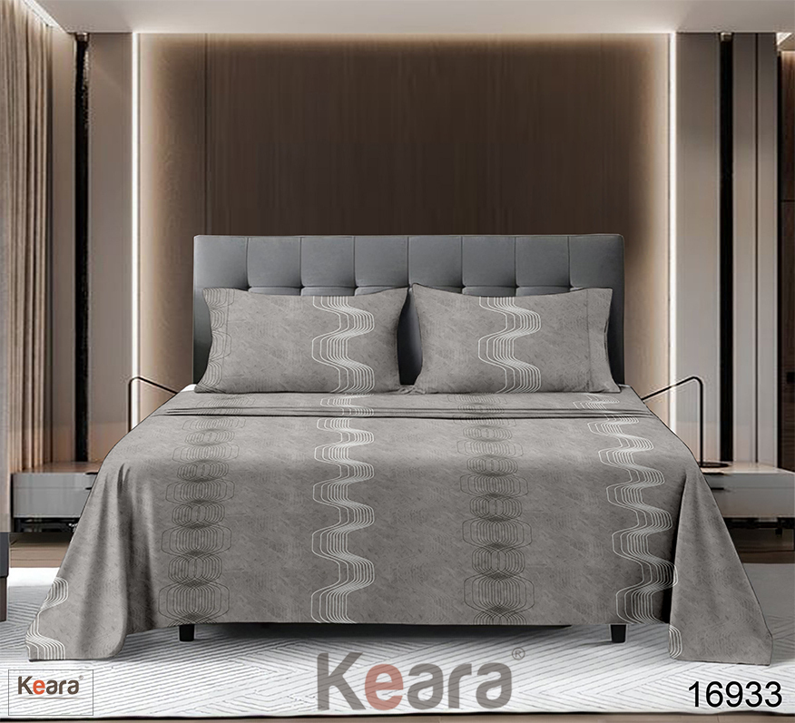 Legacy Bed Sheet - Pure Cotton , 27.4 X 27.4 Meter Size With Printed Pattern & Two Cotton Pillowcases (46 X 68 Cms)