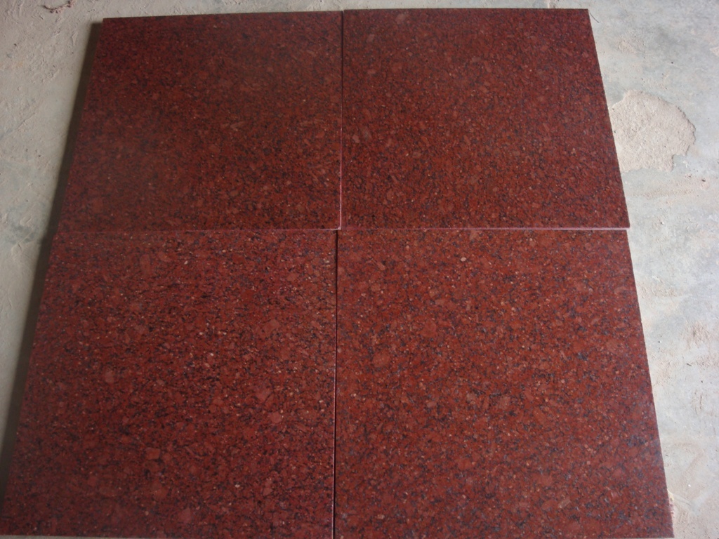 New Imperial Red Granite Slabs - Application: Flooring
