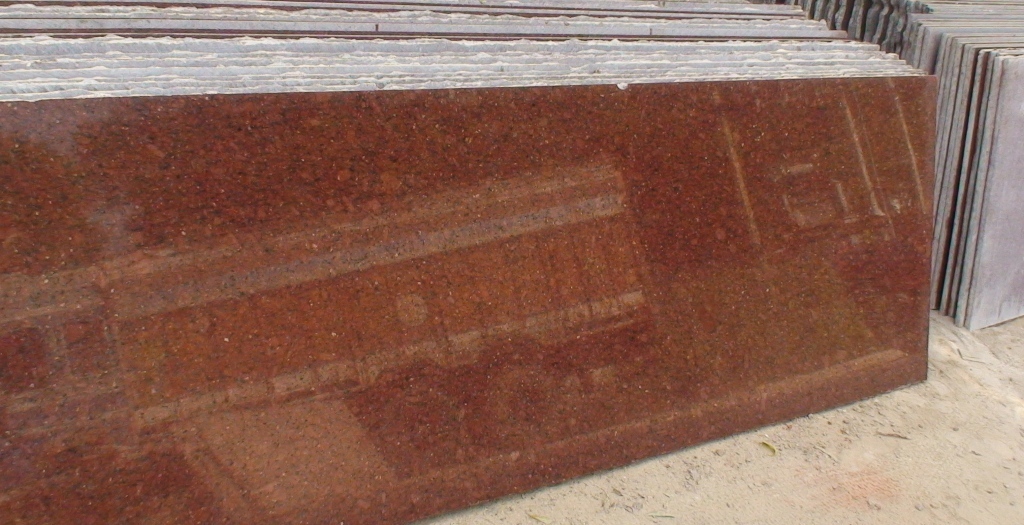 New Imperial Red Granite Slabs - Application: Flooring