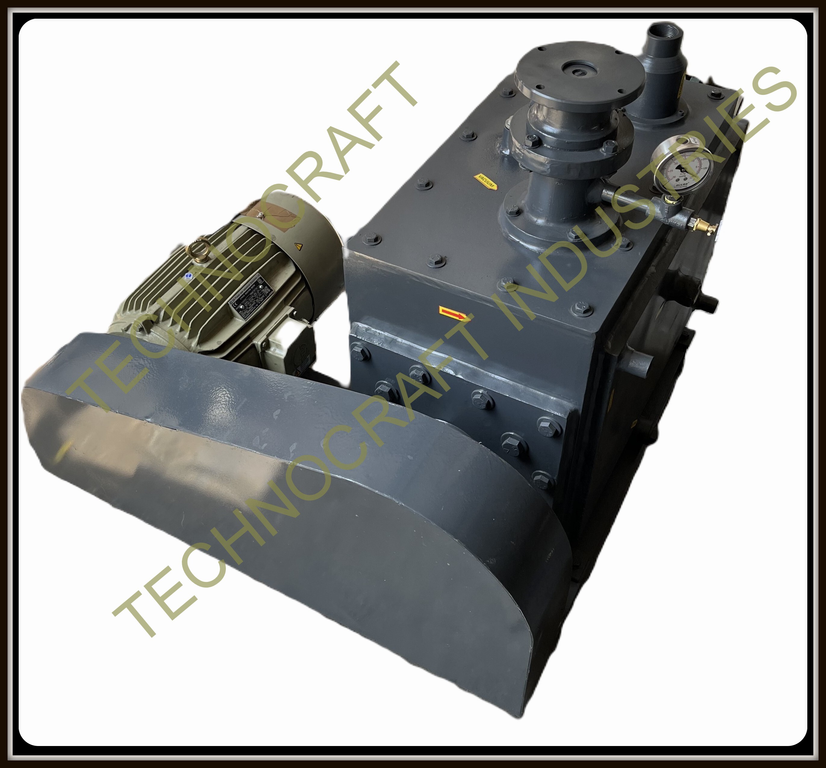 Rotary Vane Vacuum Pump - Color: Standard Grey