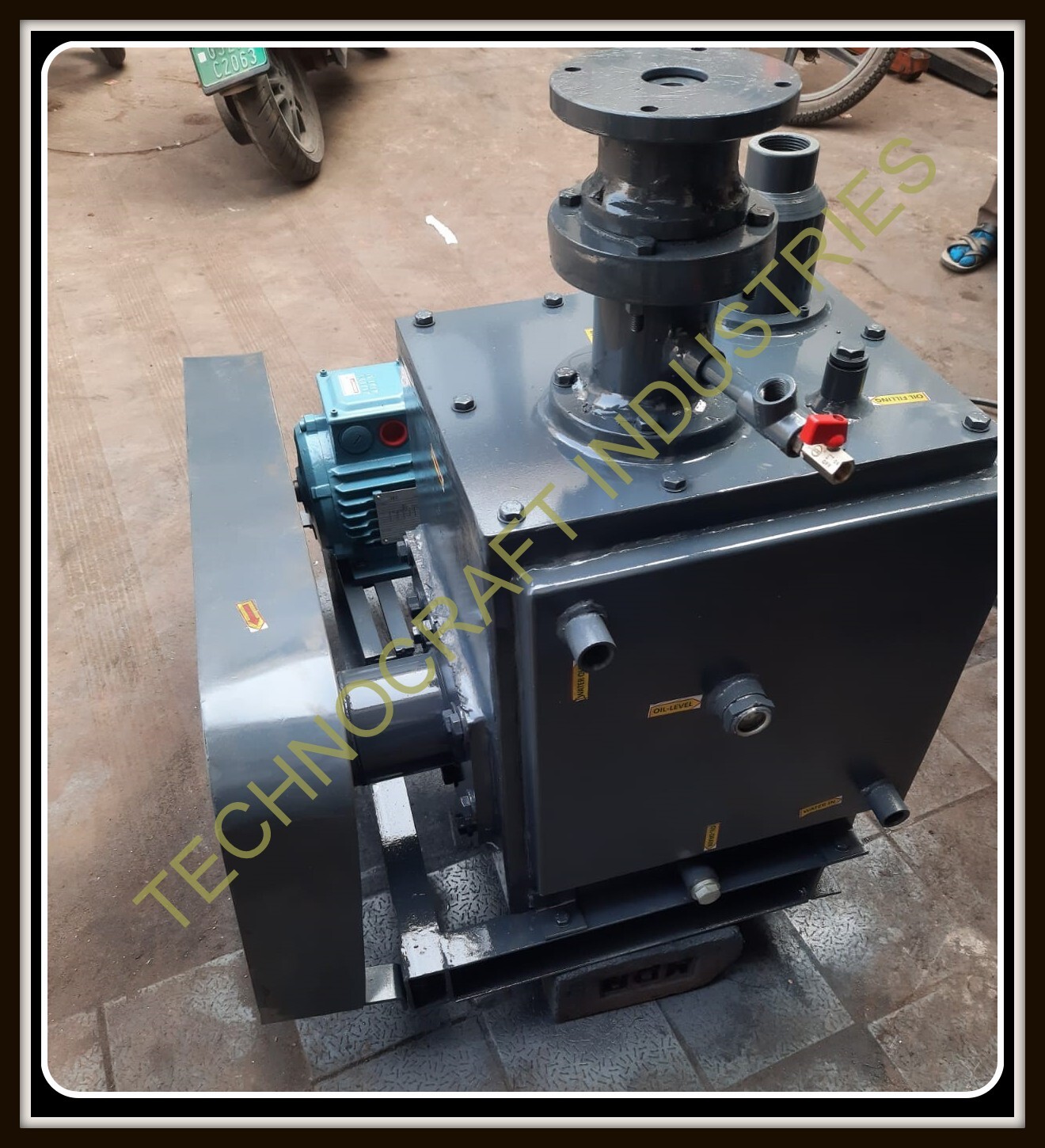 Rotary Vane Vacuum Pump - Color: Standard Grey