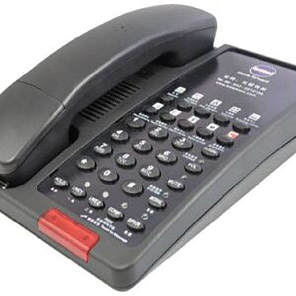 Black / White Bittel 41 T18 Bathroom Hotel Phone