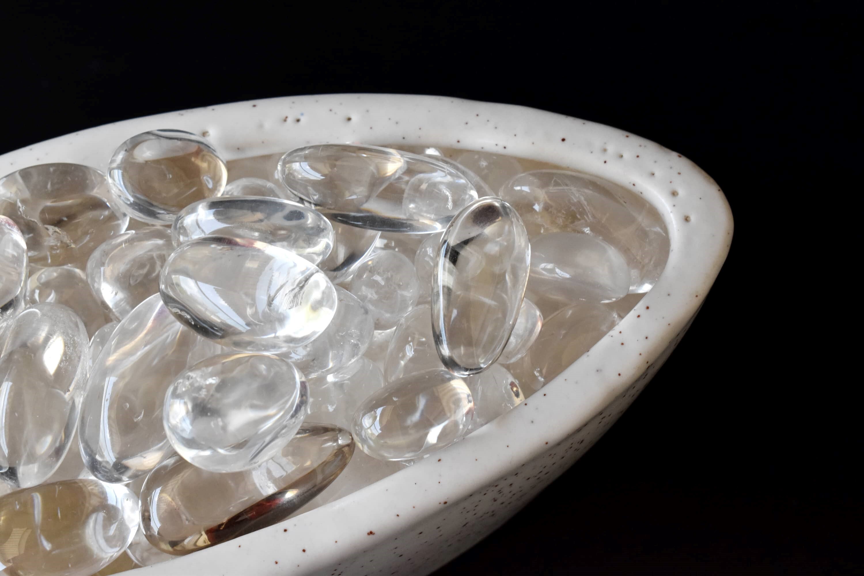 Crystal Quartz  Tumbled, Healing Crystal Tumbled Stones