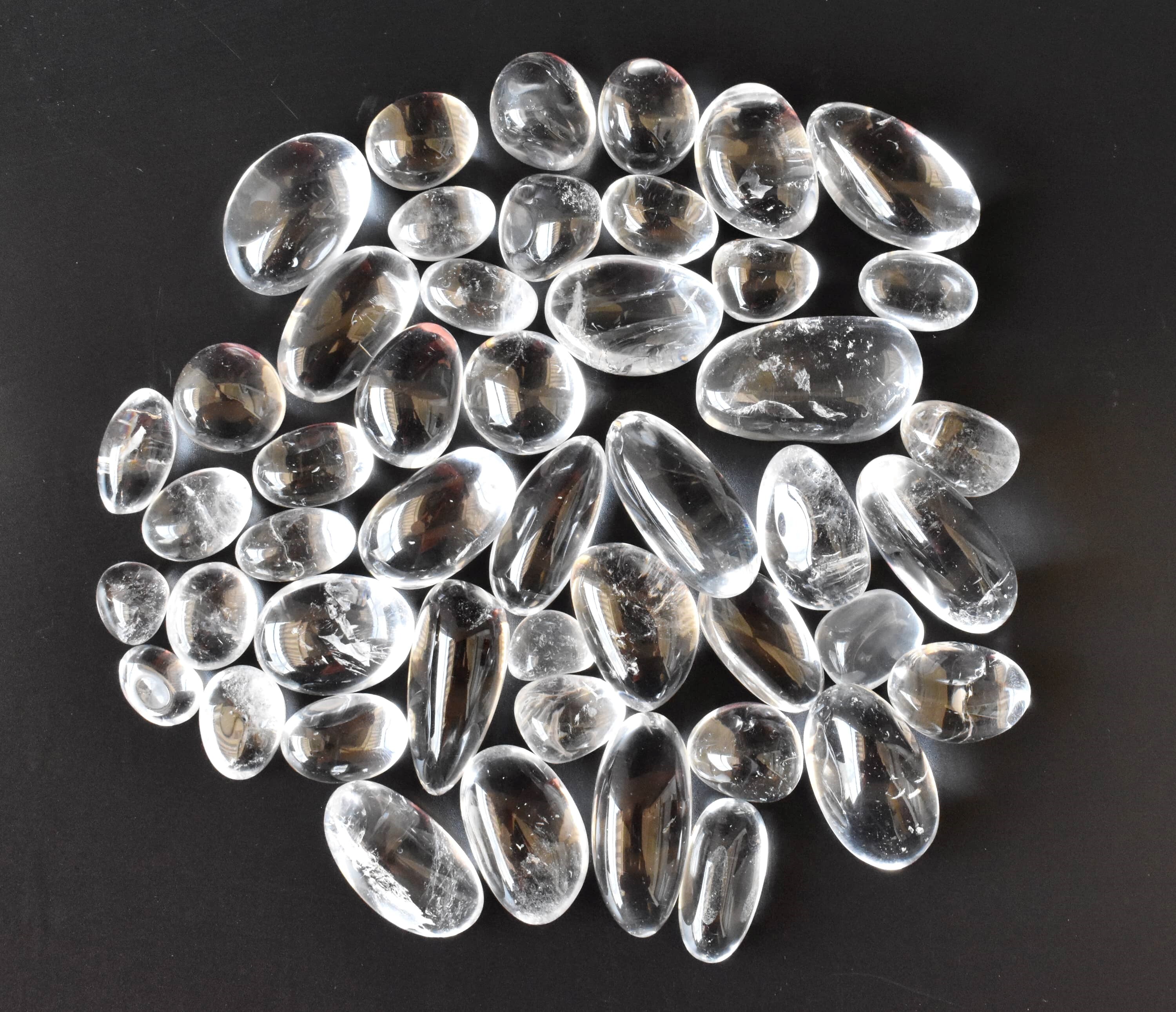 Crystal Quartz  Tumbled, Healing Crystal Tumbled Stones