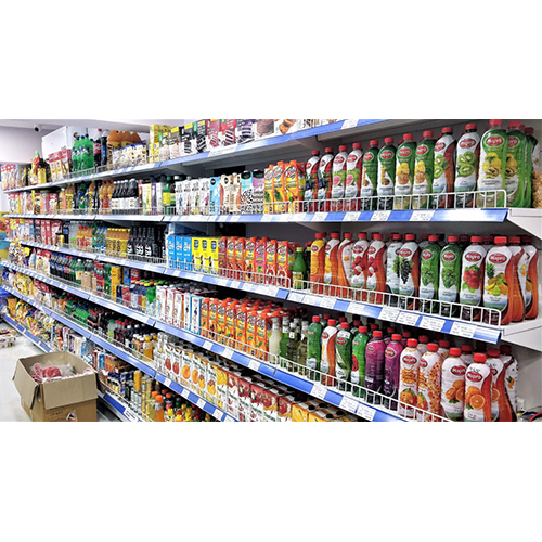 Retail Display Racks - Steel Supermarket Rack | Durable, Commercial Use Design, Ideal for Retail Environments